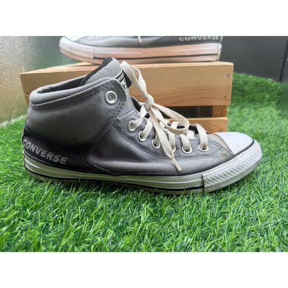 Converse- Chuck Taylor- Gray-High Tops- Size 8M/10W - Picture 2 of 10